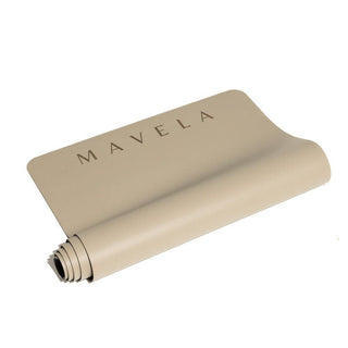 Mavela Beige Premium Grip Yoga Mat - ATIVE