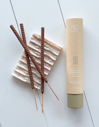 Green Tea Lemongrass Outdoor Incense by Botanica - ATIVE