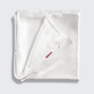 Kitsch Satin Pillowcase – King Size in Ivory - ATIVE