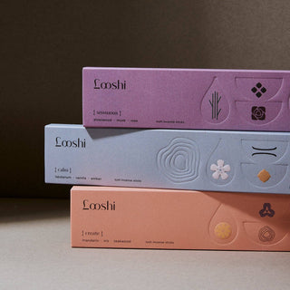 CALM Natural Incense Sticks with Labdanum, Vanilla Bean, Amber - ATIVE