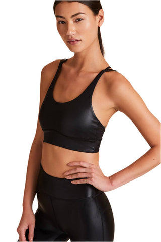 Ribbon Liquid Black Bra