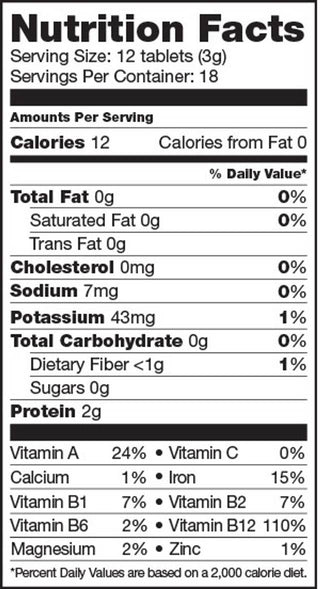 Sunfood Spirulina and Chlorella Tablets (2oz) - ATIVE