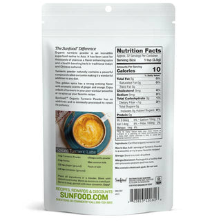 Sunfood Superfoods Organic Turmeric Powder (4oz) - ATIVE