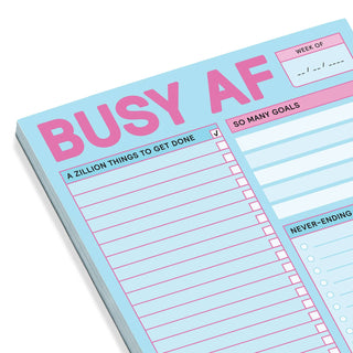 Busy AF To-Do List Notepad – Daily Planner & Productivity Pad