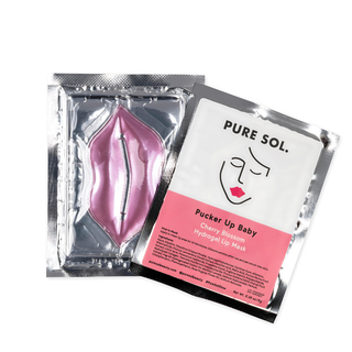 Pucker Up Baby - Cherry Blossom Hydrogel Lip Mask 
Collagen