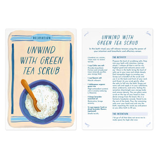 Blissful Baths: 40 Rituals for Self-Care Card Deck by Amy Leigh Mercree