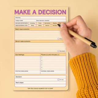 Knock Knock - Make a Decision NotePad