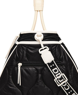 Tennis Quilted Racquet Sling in Black by Caraa