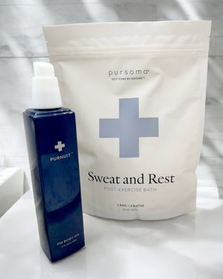 Pursoma Sweat & Rest Lavender Bath Salt 16oz