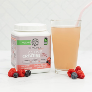 Sunwarrior - Raspberry Elderberry Creatine Drink Powder For Her