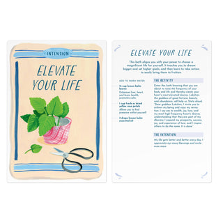 Blissful Baths: 40 Rituals for Self-Care Card Deck by Amy Leigh Mercree - ATIVE