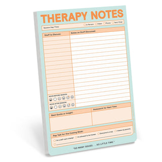Knock Knock Therapy Notes Pad – Session Notes & Mental Wellness