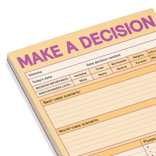 Knock Knock - Make a Decision NotePad