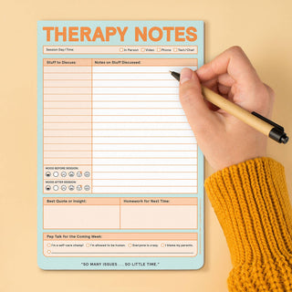 Knock Knock Therapy Notes Pad – Session Notes & Mental Wellness