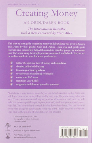Creating Money: Attracting Abundance by Sanaya Roman & Duane Packe