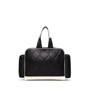 Caraa - Tennis Quilted Duffel in Black - ATIVE