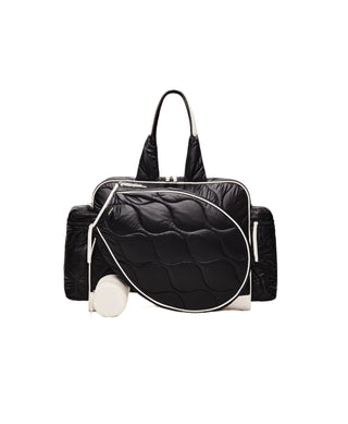 Caraa - Tennis Quilted Duffel in Black - ATIVE