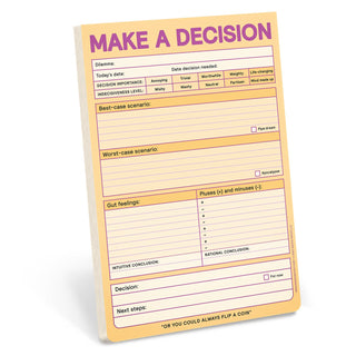 Knock Knock - Make a Decision NotePad 