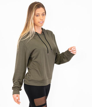 Bamboo Hoodie in Sage color  by Ative