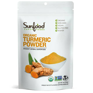 Sunfood Superfoods Organic Turmeric Powder (4oz)