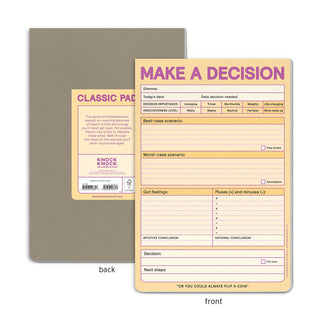Knock Knock - Make a Decision NotePad
