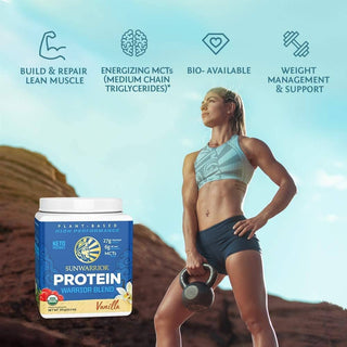 Sunwarrior - Warrior Blend Vanilla Protein - Pea Protein Powder