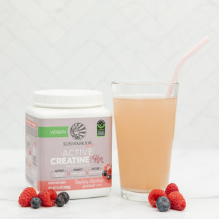 Sunwarrior - Raspberry Elderberry Creatine Drink Powder For Her