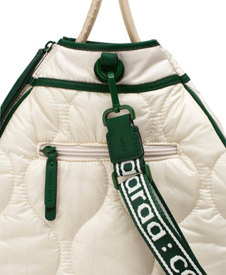 Tennis Quilted Racquet Sling in Ivory by Caraa - ATIVE