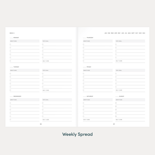 The Self Care Planner, Weekly Edition
