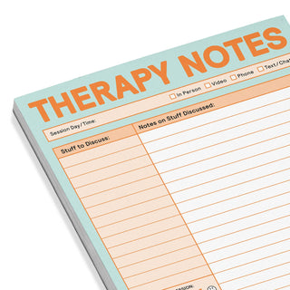 Knock Knock Therapy Notes Pad – Session Notes & Mental Wellness